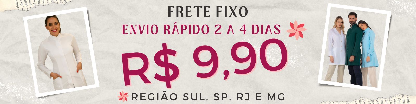 Frete Gratis A partir de R$ 389 Regiao sul e RJ, MG, SP e cidades do ES