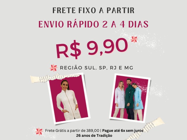 Frete Gratis A partir de R$ 389 Regiao sul e RJ, MG, SP e cidades do ES