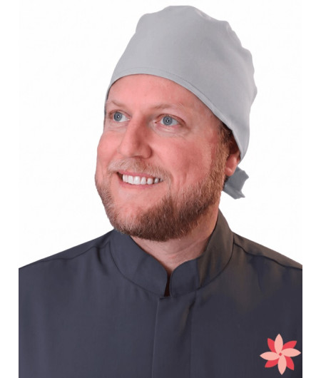 Touca Masculina CINZA CLARO Estilo Bandana - Frente