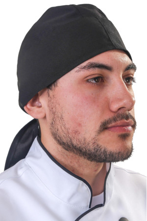 Touca Masculina Estilo Bandana Preta Touca Masculina Estilo Bandana Preta