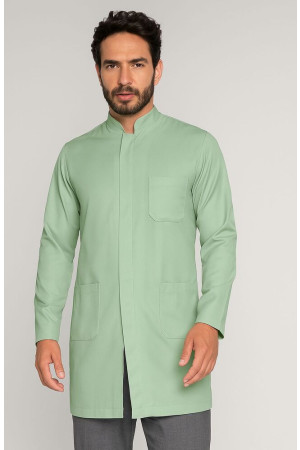 Jaleco Masculino Gola Padre Verde Salvia