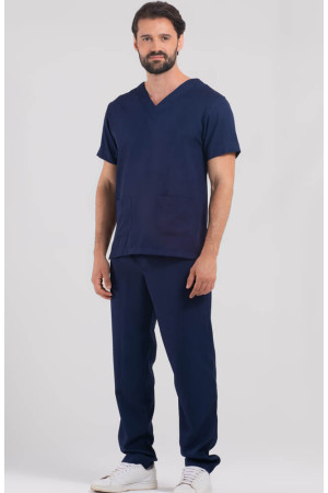 Pijama Cirúrgico Masculino Azul Marinho / Scrub Azul Marinho - Manga Curta Pijama Cirúrgico Masculino Azul Marinho / Scrub Azul Marinho - Manga Curta