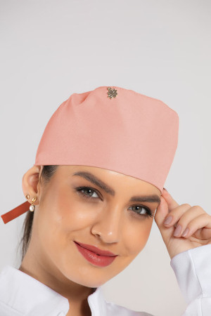 Touca Feminina ROSE Estilo Bandana - Frente Touca Feminina ROSE Estilo Bandana - Frente