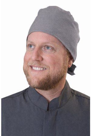 Touca Masculina GRAFITE com elastano Estilo Bandana - Frente