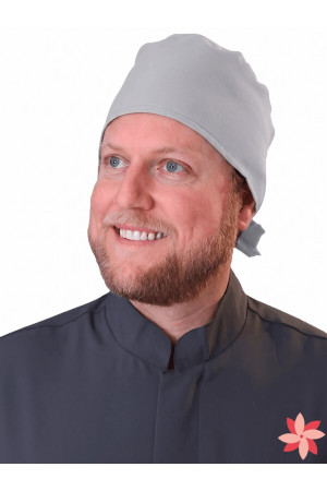 Touca Masculina CINZA CLARO Estilo Bandana - Frente