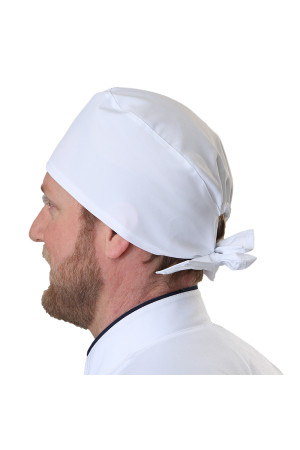 Touca Masculina Estilo Bandana Branca Touca Masculina Estilo Bandana Branca