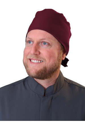 Touca Masculina MARSALA Estilo Bandana - Frente Touca Masculina MARSALA Estilo Bandana - Frente
