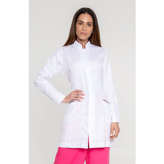 Jaleco Gola Padre Debrum Bordô (vermelho) Feminino Acinturado