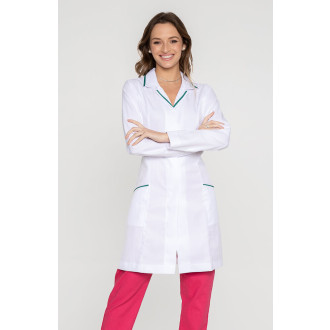 Jaleco Gola Tradicional Debrum VERDE Bandeira Feminino Acinturado