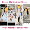 Jaleco Gola Padre BRANCO SLIM com Zíper - Clientes