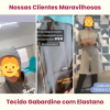 Jaleco Gola Padre GRAFITE SLIM com Zíper - Clientes