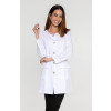 Jaleco Jeniffer BRANCO SLIM Feminino Acinturado