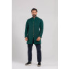 Jaleco Gola Padre VERDE ESCURO SLIM com Zíper Masculino