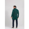 Jaleco Gola Padre VERDE ESCURO SLIM com Zíper Masculino - Costas