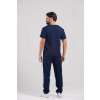 Pijama Cirúrgico Masculino Azul Marinho / Scrub Azul Marinho - Costas