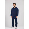 Pijama Cirúrgico Masculino Azul Marinho / Scrub Azul Marinho - Manga Longa