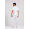 Pijama Cirúrgico Masculino Branco / Scrub Branco- Costas
