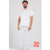 Pijama Cirúrgico Masculino Branco / Scrub Branco- Manga Curta