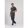 Pijama Cirúrgico Masculino Grafite / Scrub Grafite- 2 Bolsos na frente