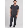 Pijama Cirúrgico Masculino Grafite / Scrub Grafite- Manga Curta