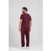 Pijama Cirúrgico Masculino Marsala / Scrub Masculino Marsala- Costas