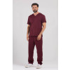 Pijama Cirúrgico Masculino Marsala / Scrub Masculino Marsala- Manga Curta