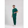 Pijama Cirúrgico Masculino Verde Escuro / Scrub Masculino Verde Escuro - 2 bolsos