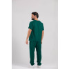 Pijama Cirúrgico Masculino Verde Escuro / Scrub Masculino Verde Escuro - Costas