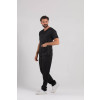 Pijama Cirúrgico Masculino Preto / Scrub Preto- 2 Bolsos na frente
