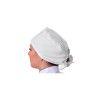 Touca Feminina CINZA CLARO Estilo Bandana - Costas