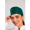 Touca Feminina VERD ESCURO Estilo Bandana - Frente