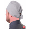 Touca Masculina CINZA CLARO Estilo Bandana - Costas